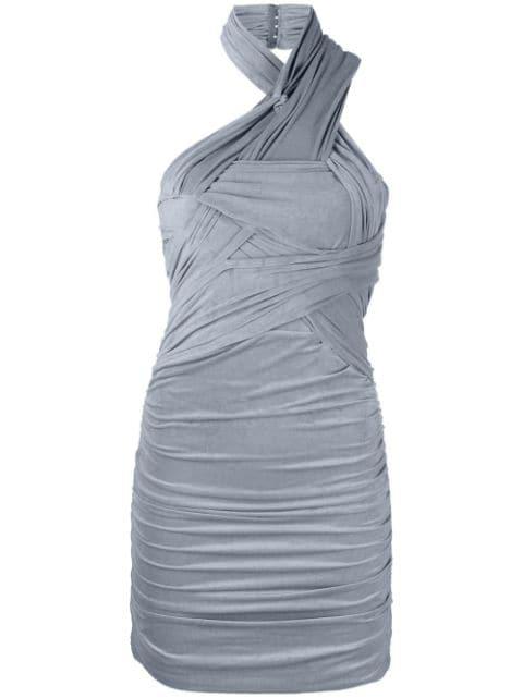 ruched halterneck minidress by ALEXANDER WANG
