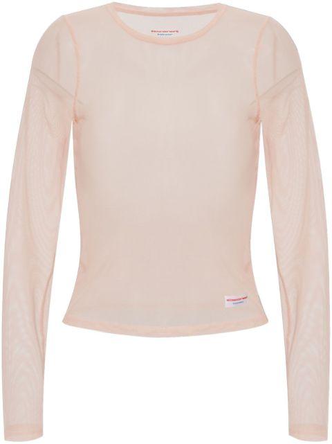 semi-sheer lingerie top by ALEXANDER WANG semi-sheer lingerie top by ALEXANDER WANG