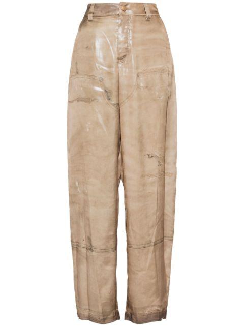 trompe-l'oeil print pants by ALEXANDER WANG