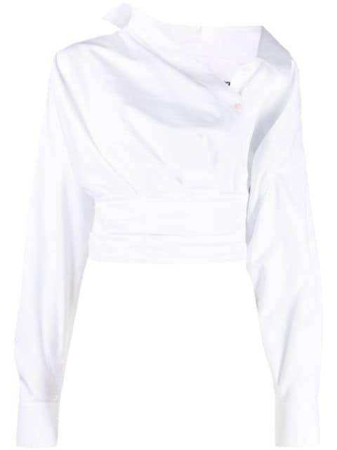 wrap cotton shirt by ALEXANDER WANG