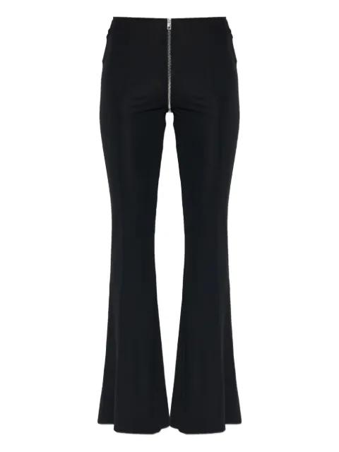zip-detail flared trousers by ALEXANDER WANG