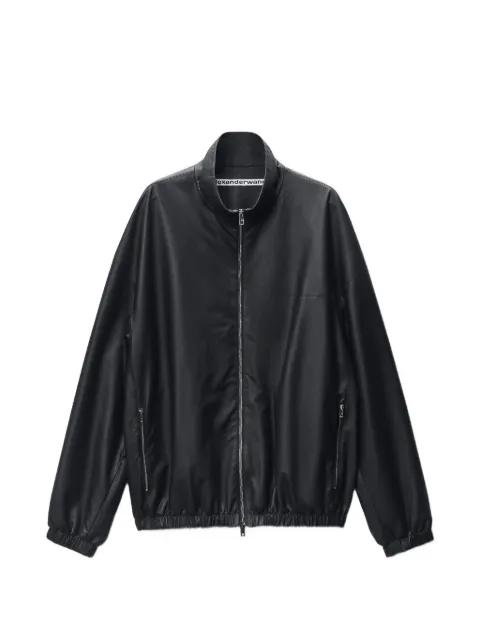 zip-up leather bomber jacket by ALEXANDER WANG