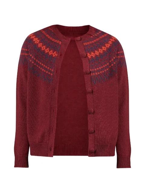 Mila fair isle-pattern cardigan by ALEXANDRA GOLOVANOFF