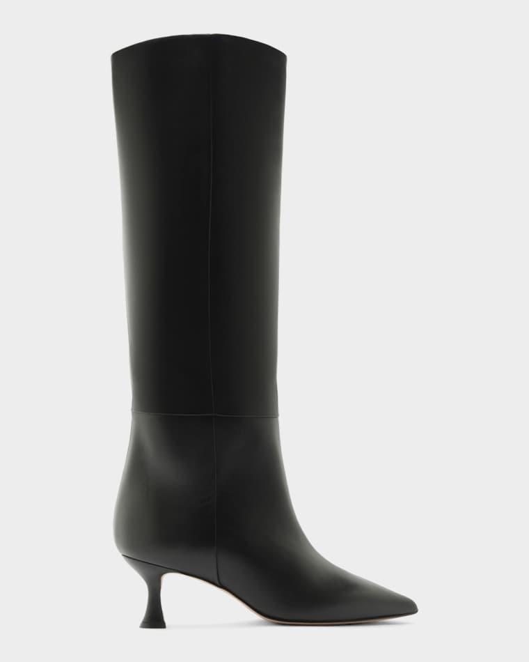 60mm Chloe Leather Knee-High Boots by ALEXANDRE BIRMAN
