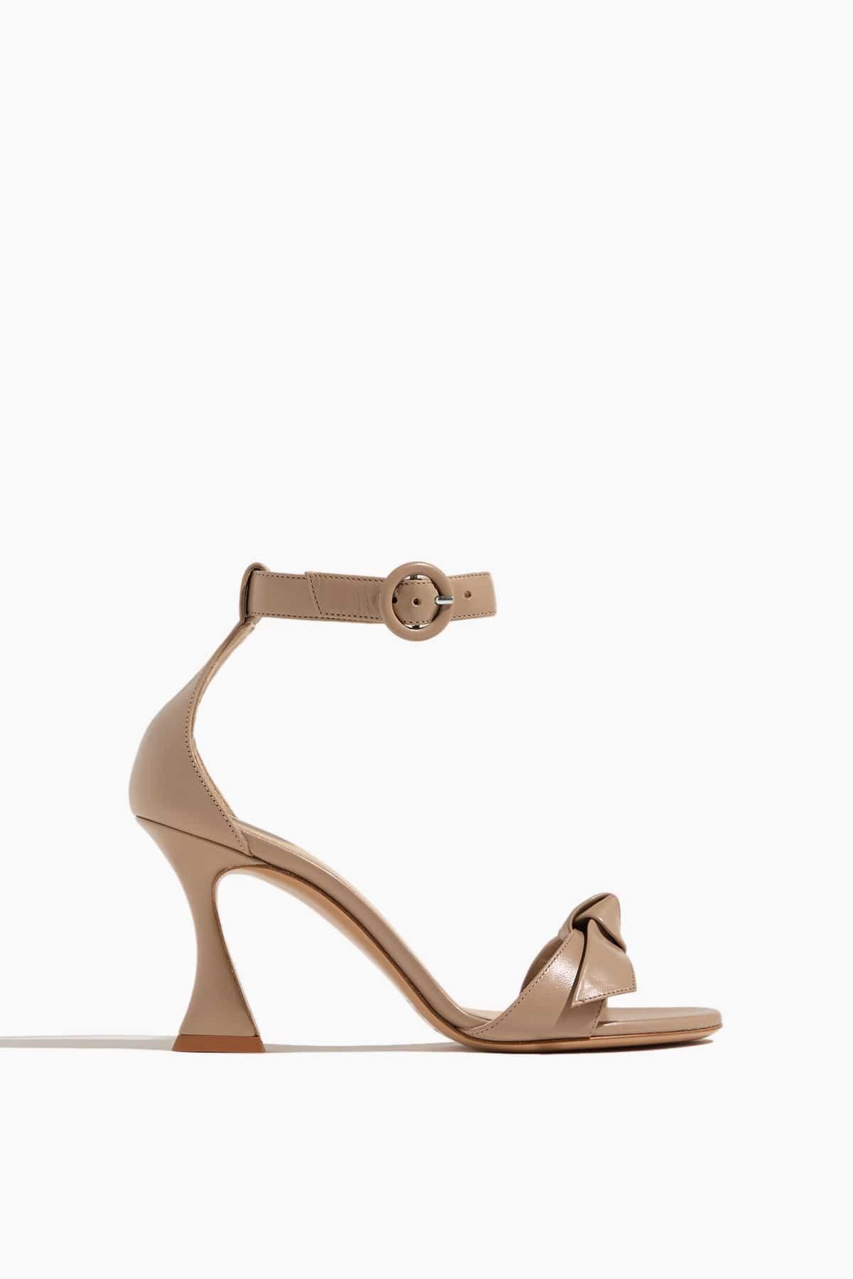 Clarita Buckle Sandal 85 in Nude by ALEXANDRE BIRMAN