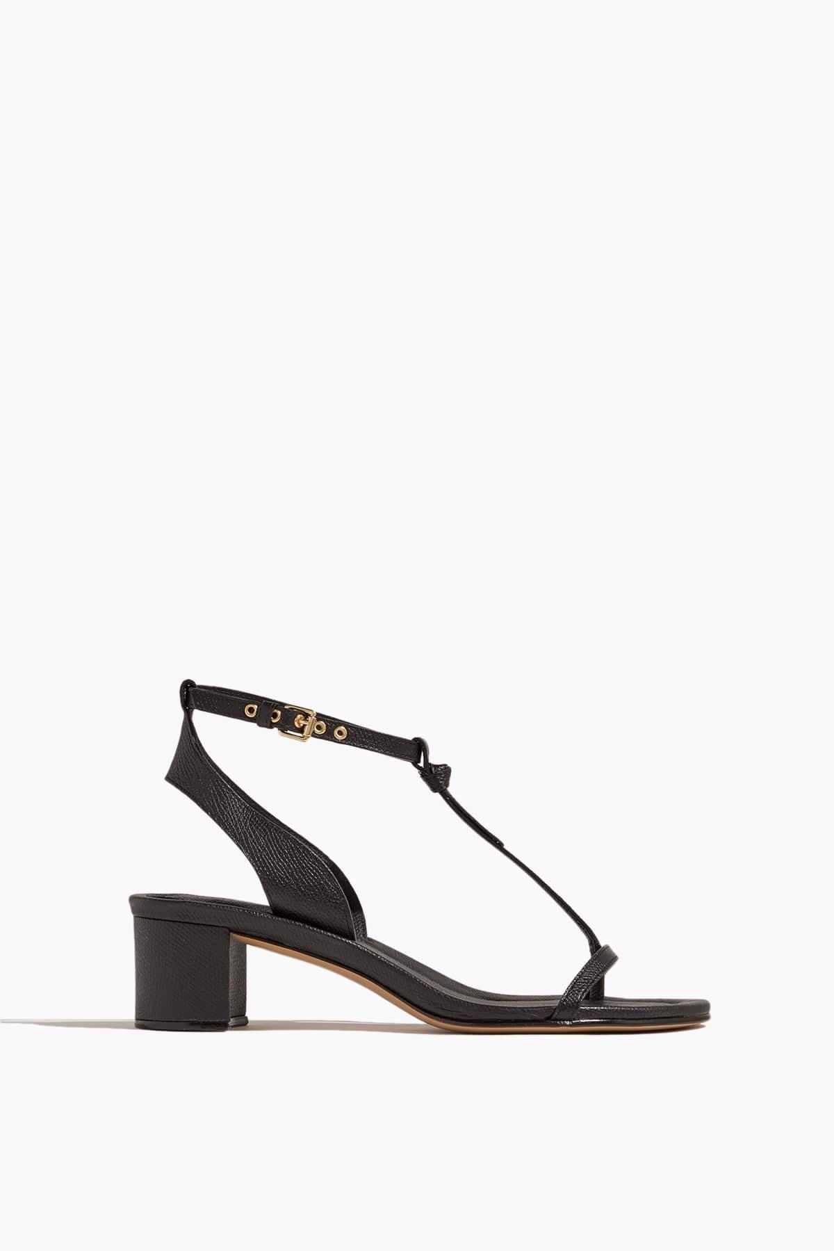 Clarita Hoop Sandal 45 in Black by ALEXANDRE BIRMAN
