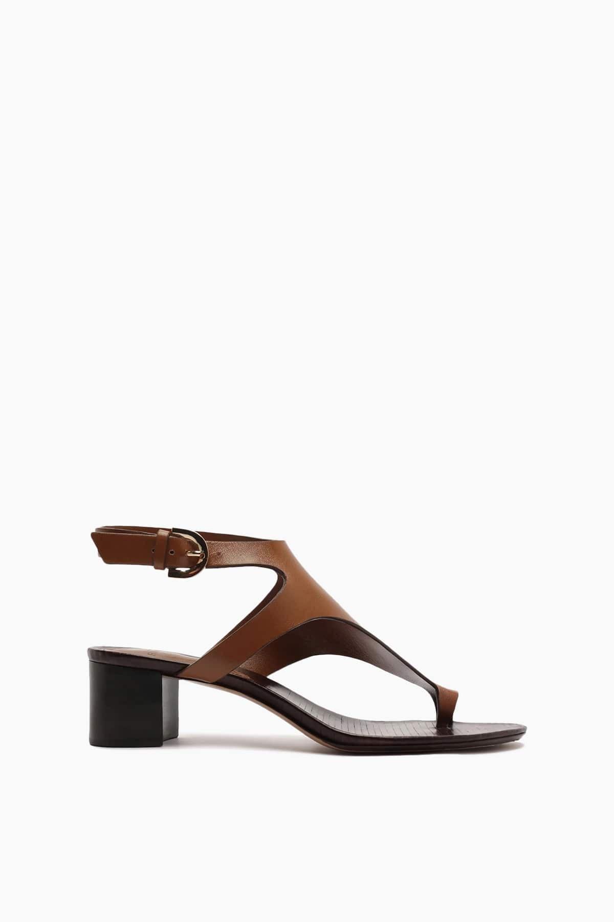 Eliah Block Sandal 45 in Espresso by ALEXANDRE BIRMAN