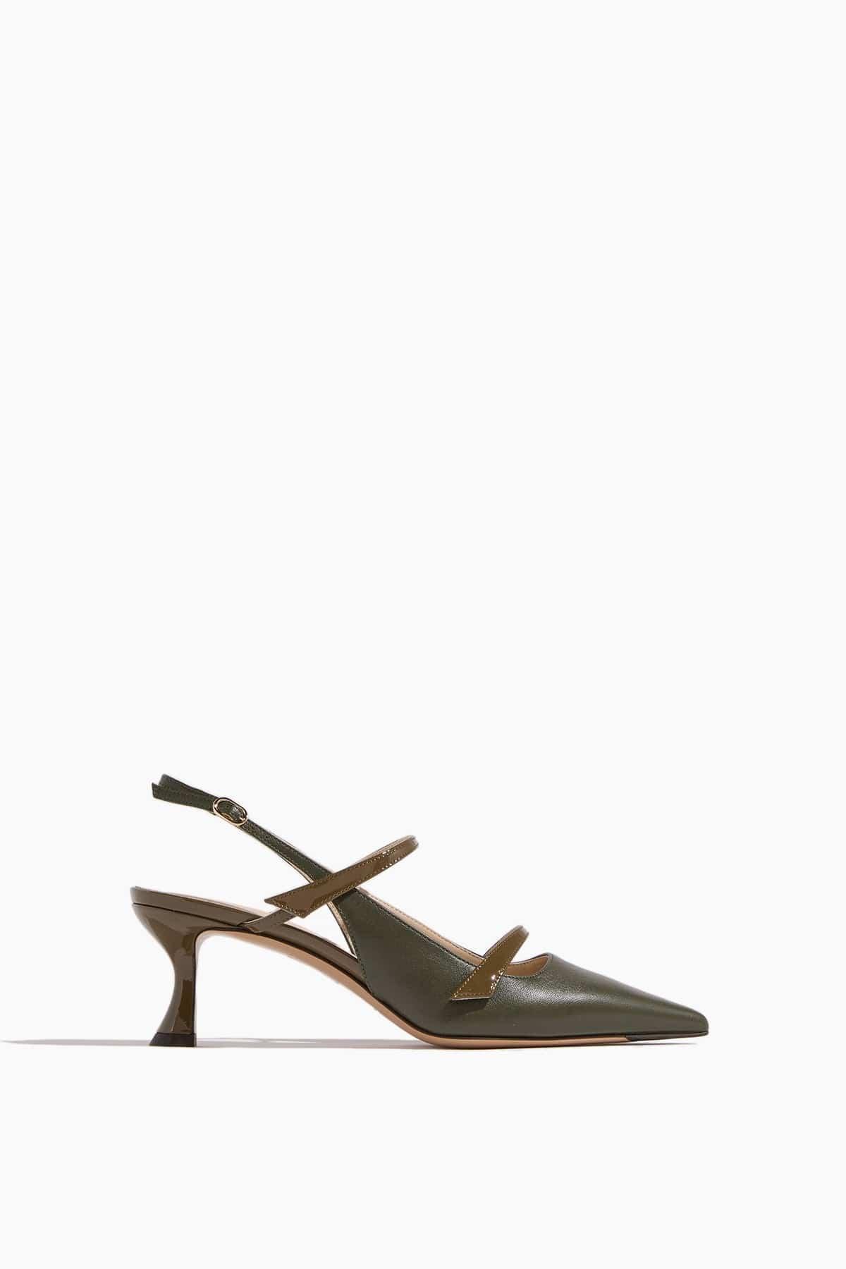 Tita 60 Slingback in Olivine by ALEXANDRE BIRMAN