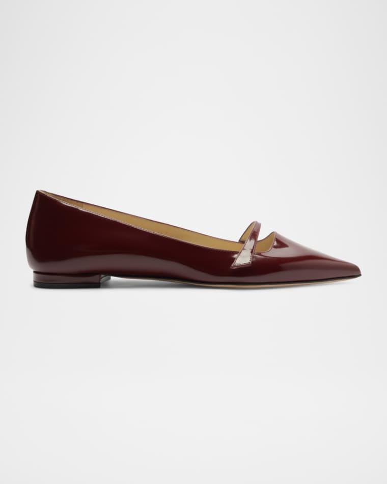 Tita Shiny Leather Mary Jane Ballerina Flats by ALEXANDRE BIRMAN