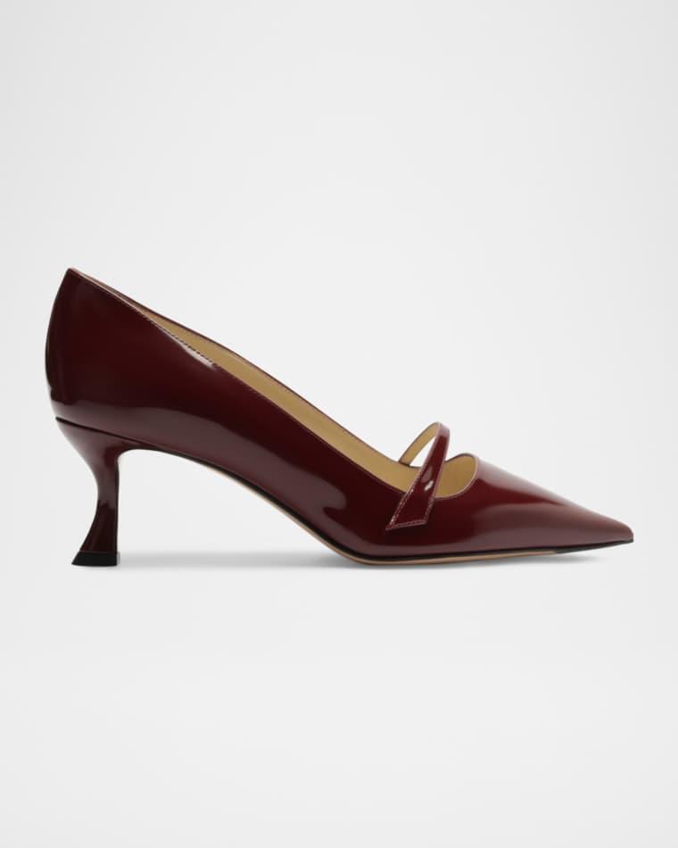 Tita Shiny Leather Mary Jane Pumps by ALEXANDRE BIRMAN