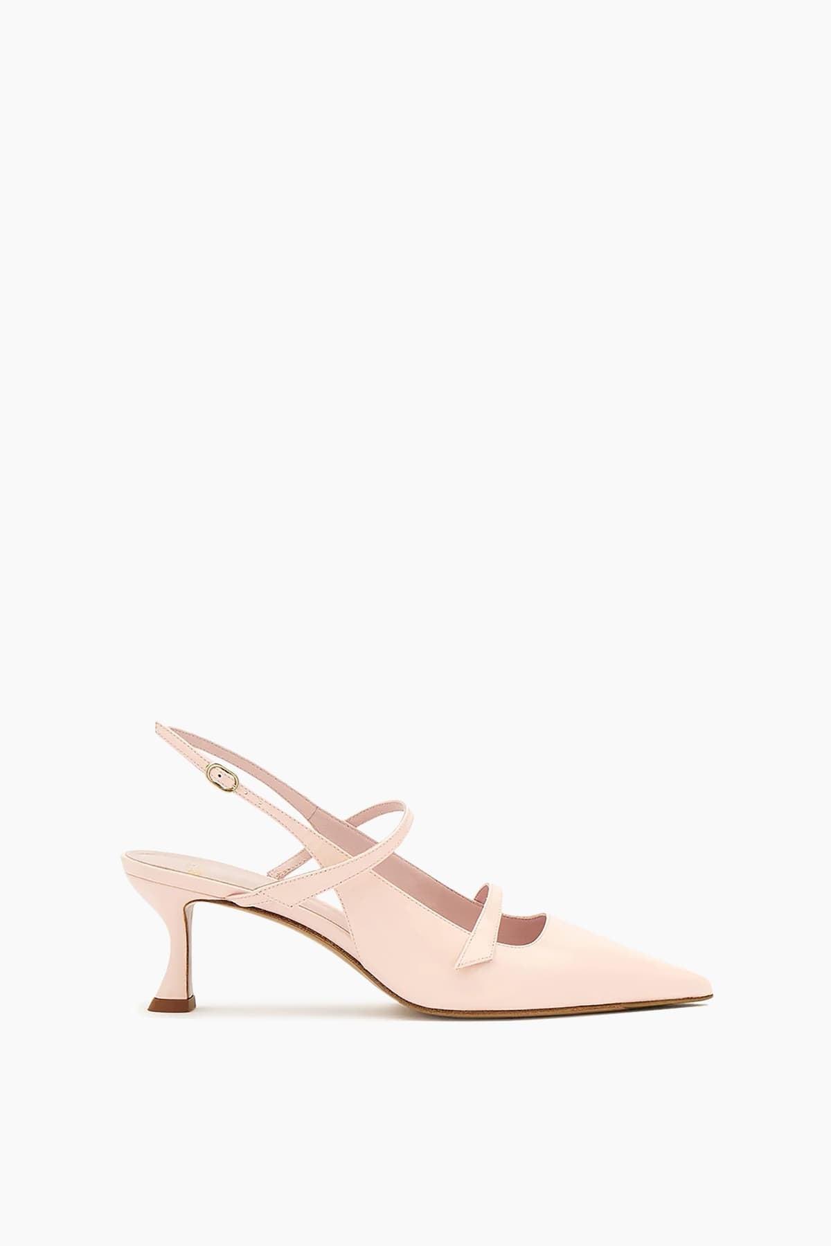 Tita Slingback Heel 60 in Frost Pink by ALEXANDRE BIRMAN