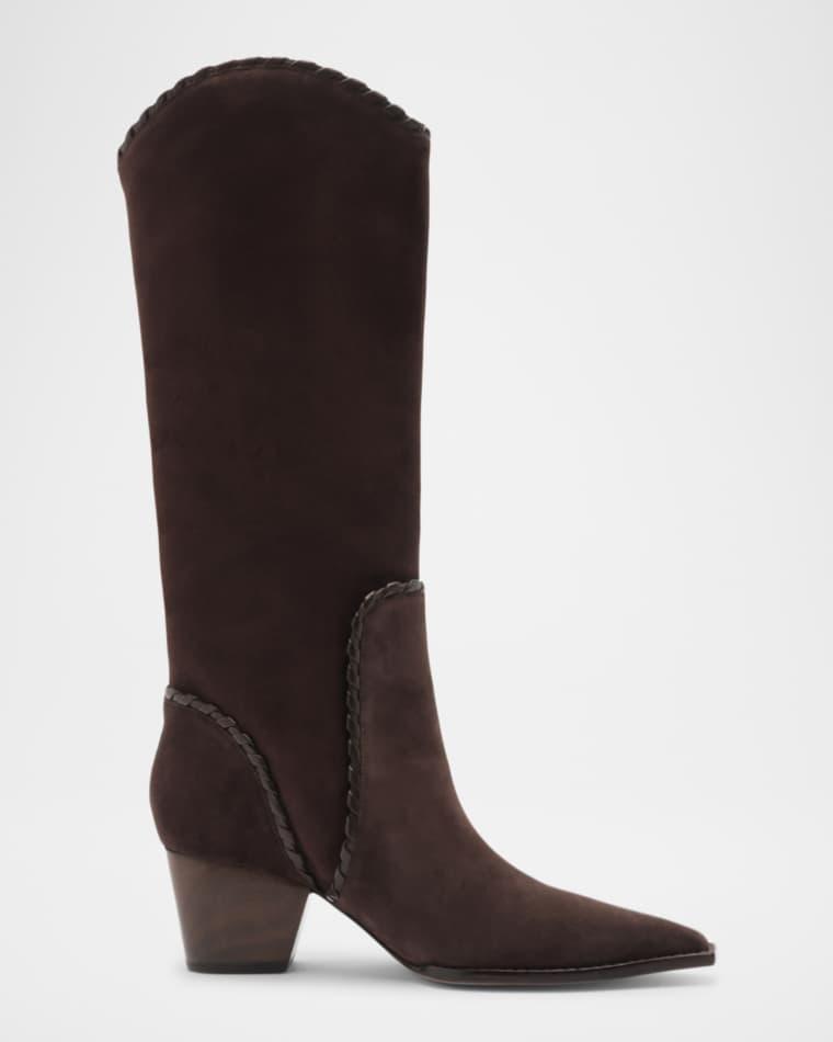 Victoria Saddle Suede Boots by ALEXANDRE BIRMAN