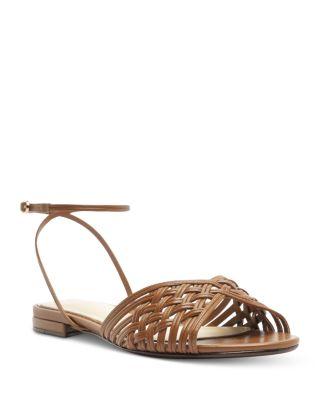 Women's Lillian Leather Flat Sandals by ALEXANDRE BIRMAN