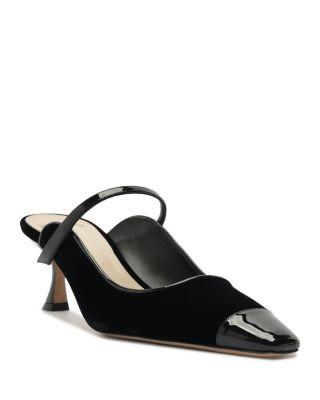 Women's Tita Wave 60 Velvet & Patent Leather Mules by ALEXANDRE BIRMAN