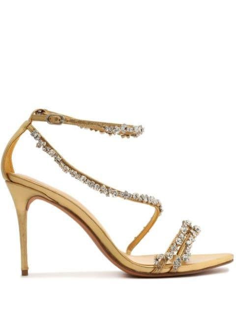 crystal-embellished high-heel sandals by ALEXANDRE BIRMAN