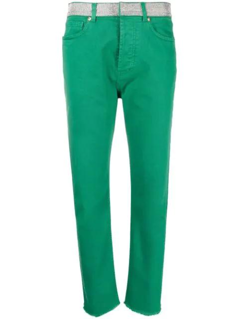 embellished-band jeans by ALEXANDRE VAUTHIER