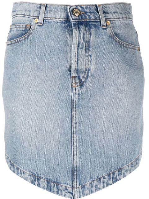 high-waisted denim skirt by ALEXANDRE VAUTHIER