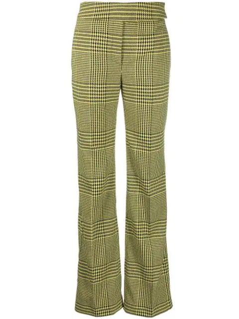 houndstooth-print flared trousers by ALEXANDRE VAUTHIER