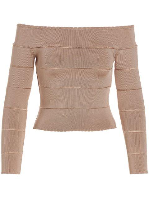 off-shoulder top by ALEXANDRE VAUTHIER