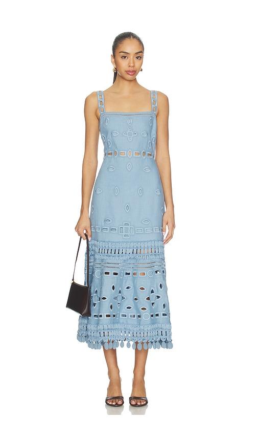 Alexis Evelyn Dress in Blue by ALEXIS