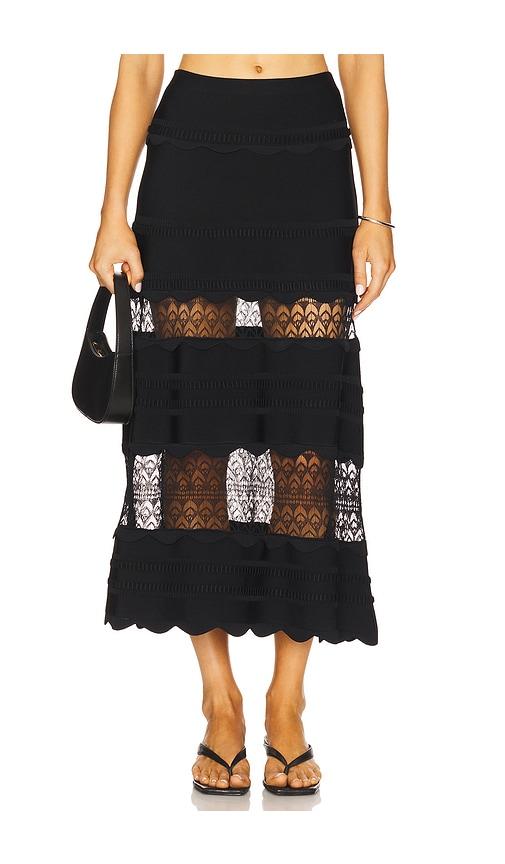 Alexis Jeannie Skirt in Black by ALEXIS