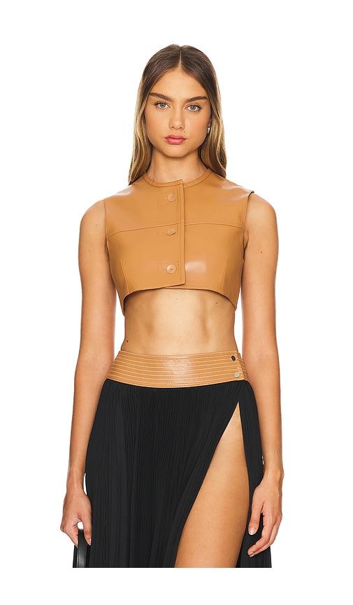 Alexis Revel Top in Tan by ALEXIS