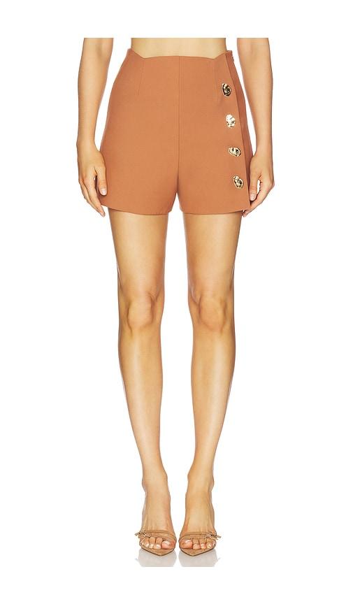 Alexis Xander Shorts in Brown by ALEXIS