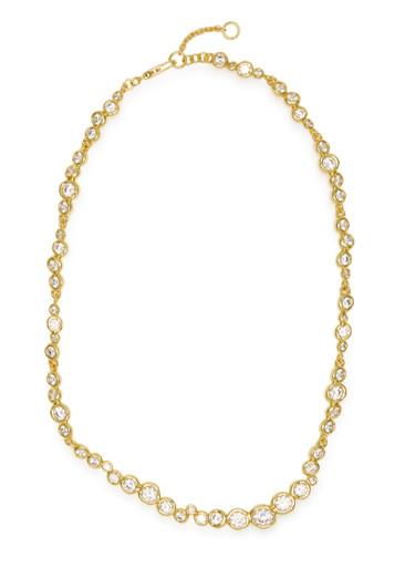 Asterales crystal-embellished 14kt gold-plated necklace by ALEXIS BITTAR