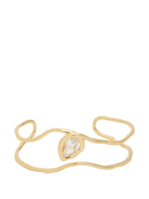 Asterales  crystal-embellished wavy cuff bracelet by ALEXIS BITTAR