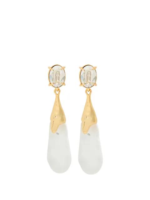 Bonbon crystal-embellished drop earrings by ALEXIS BITTAR