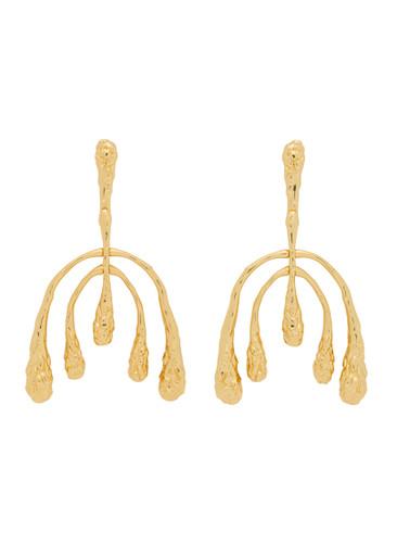 Brut 14kt gold-plated drop earrings by ALEXIS BITTAR