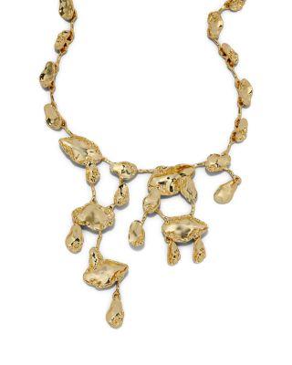 Brut Mosaic Cascade Statement Necklace by ALEXIS BITTAR