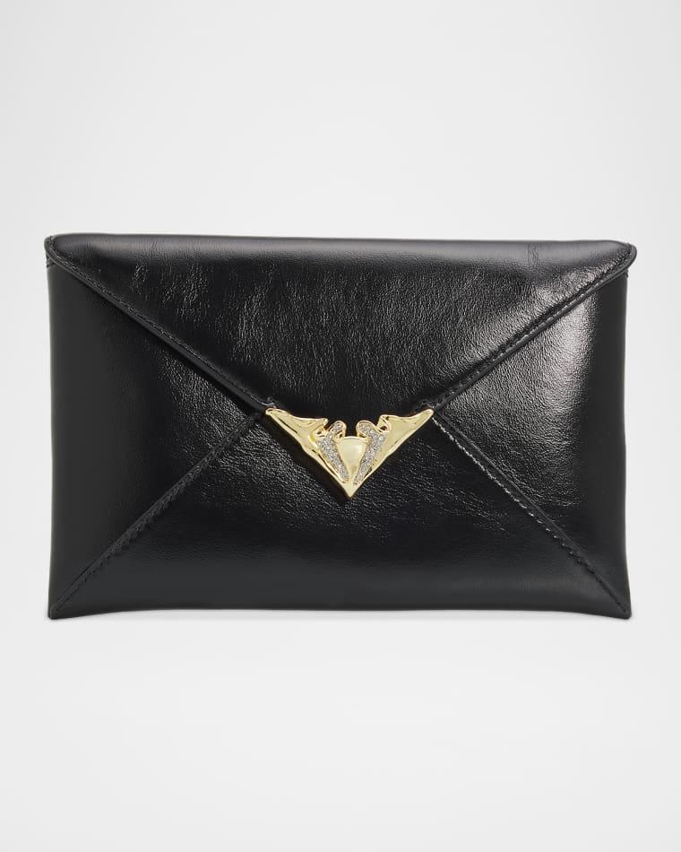 Envelope Leather Clutch Bag by ALEXIS BITTAR