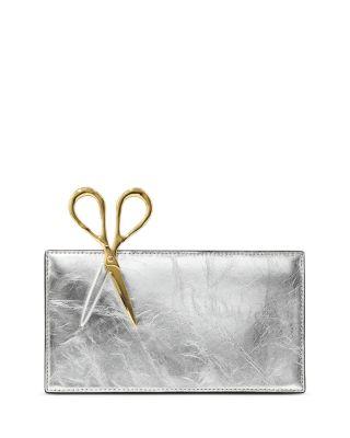 Petite Scissor Leather Clutch by ALEXIS BITTAR