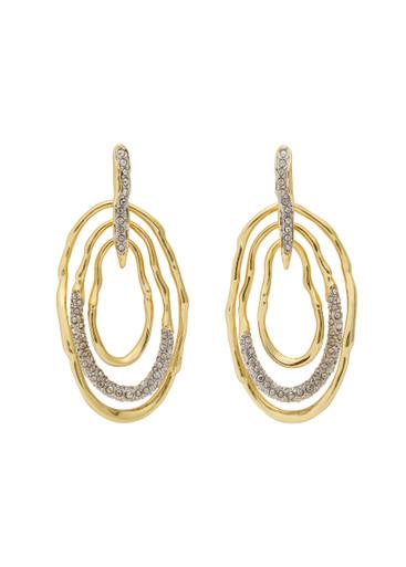 Solanales 14k gold-plated hoop earrings by ALEXIS BITTAR
