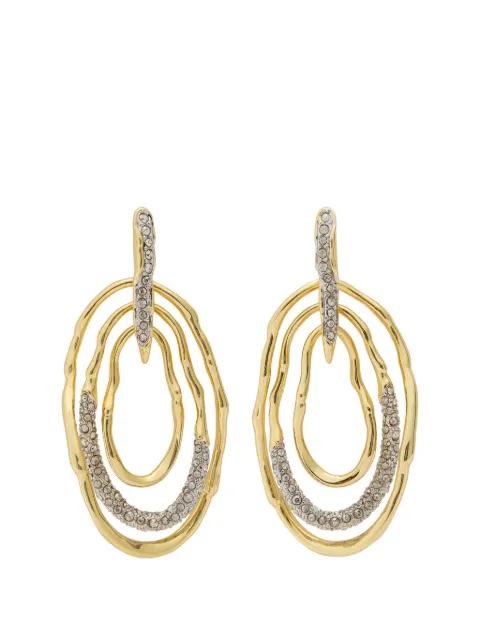 Solanales crystal-embellished earrings by ALEXIS BITTAR