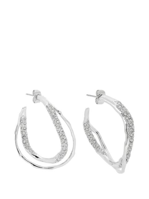Solanales twist hoop earrings by ALEXIS BITTAR