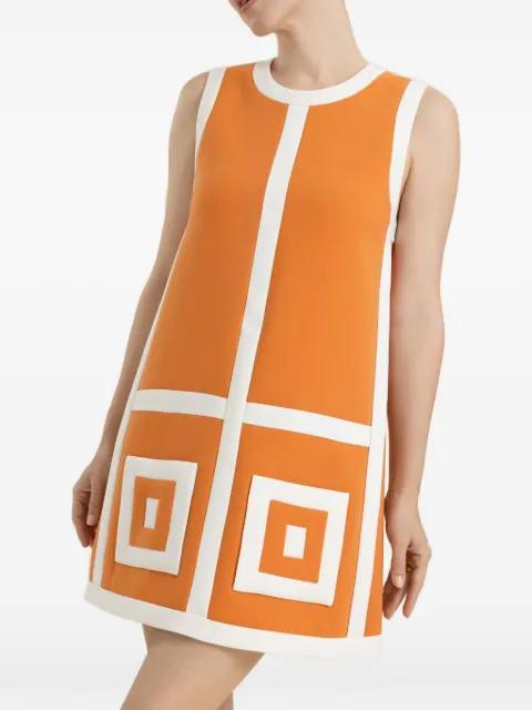 Estara geometric-pattern mini dress by ALEXIS