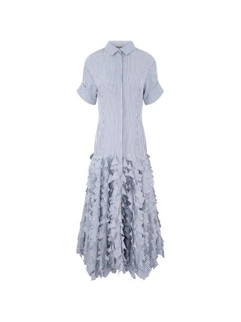 Lorelai striped ruffled dress by ALEXIS