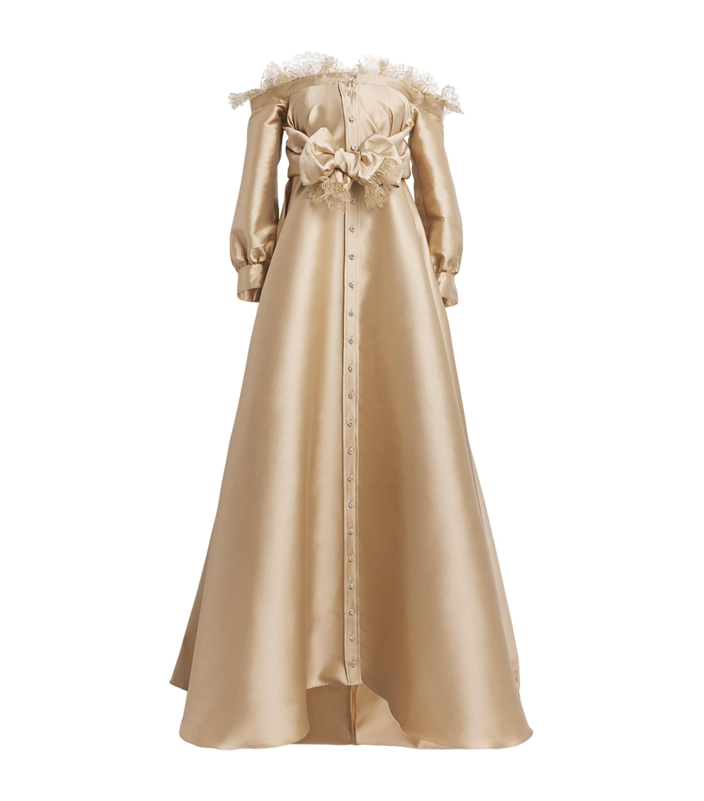 Lace-Trim Kurkova Gown by ALEXIS MABILLE