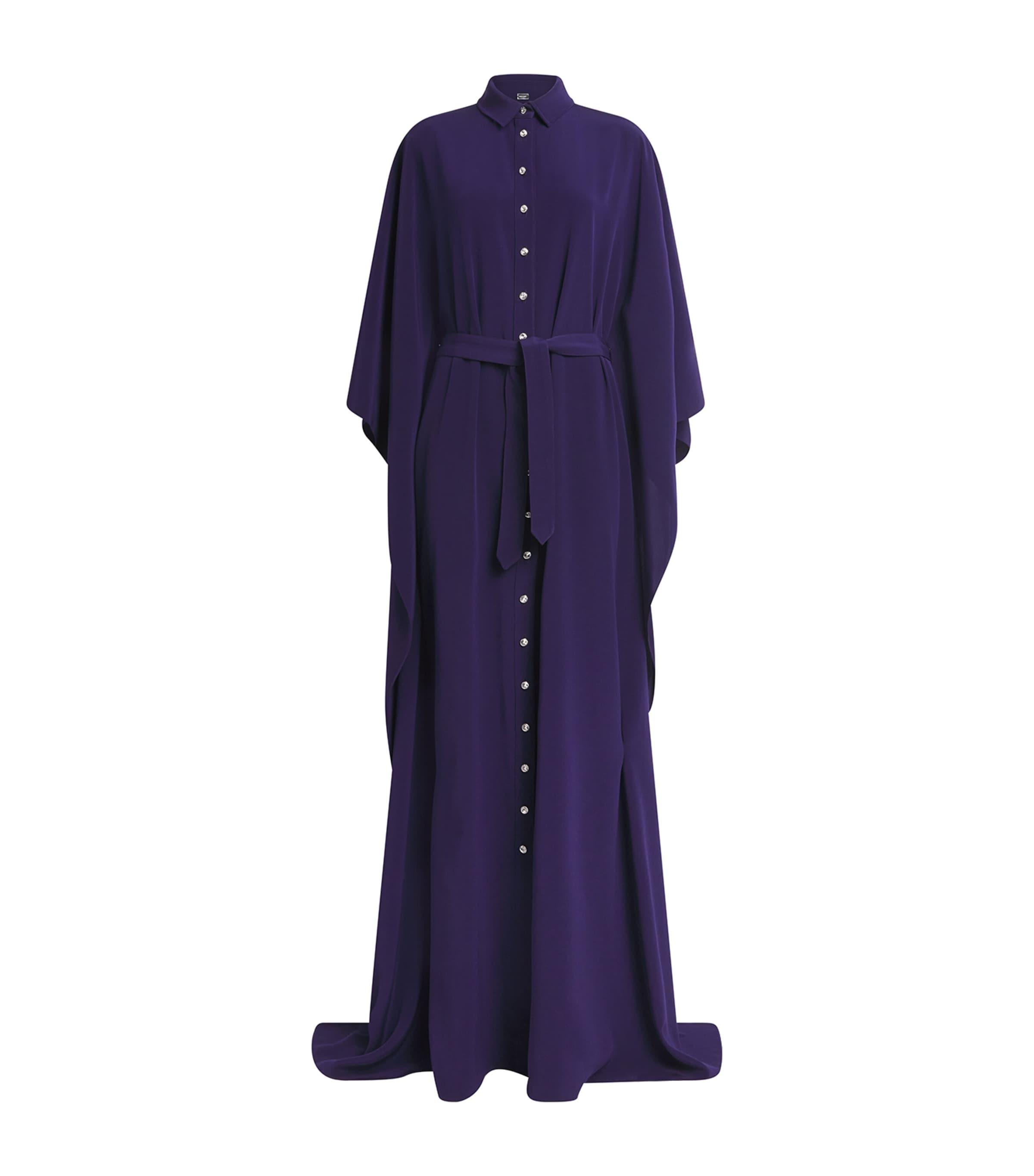 Satin Kaftan Maxi Dress by ALEXIS MABILLE