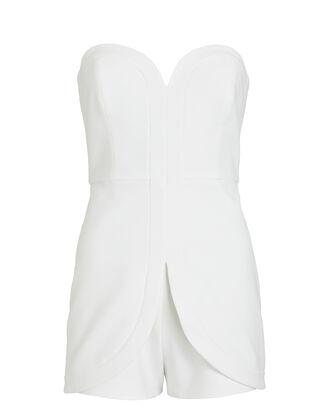 Rare Scalloped Crepe Romper by ALEXIS