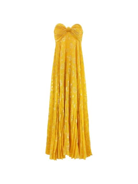 knot pleated dress by ALEXIS