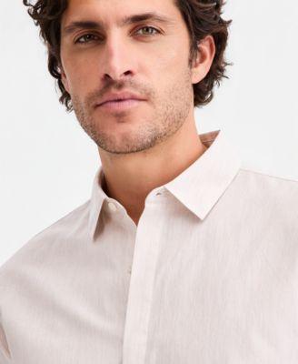 Aflani Men's Luke Cotton Long-Sleeve Button Shirt by ALFANI