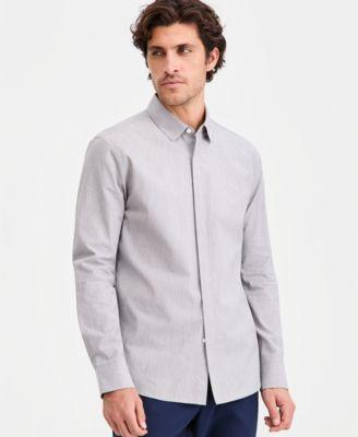 Aflani Men's Luke Cotton Long-Sleeve Button Shirt by ALFANI