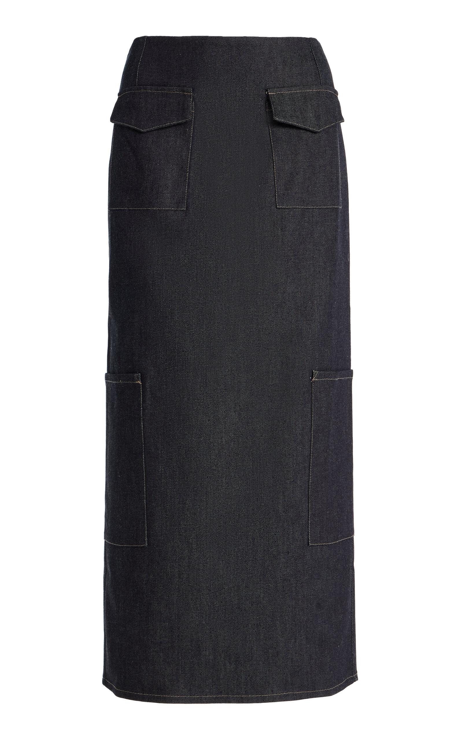 Alfie Exclusive Valletta Denimaxi Skirt -oda Operandi by ALFIE