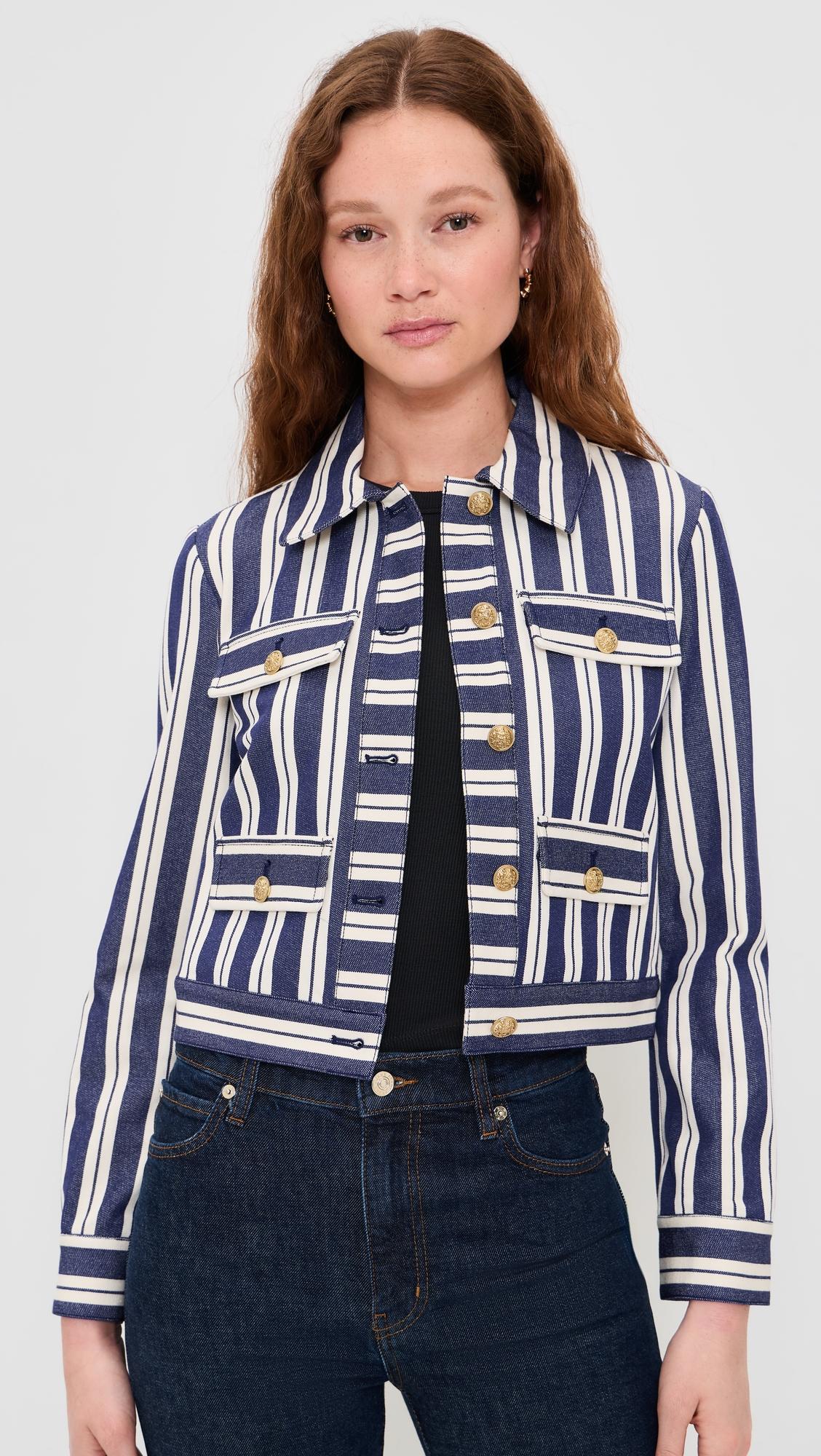 Alex Collared Boxy Jacket by ALICE+OLIVIA