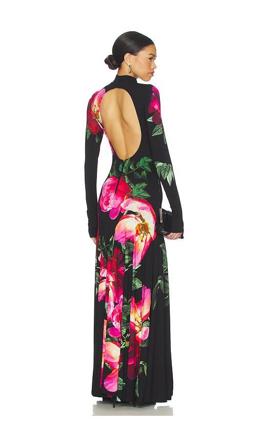Alice + Olivia Augusta Turtleneck Maxi Dress in Black by ALICE+OLIVIA