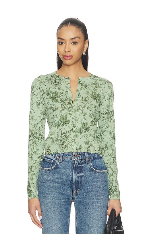 Alice + Olivia Carson Cardigan in Green by ALICE+OLIVIA