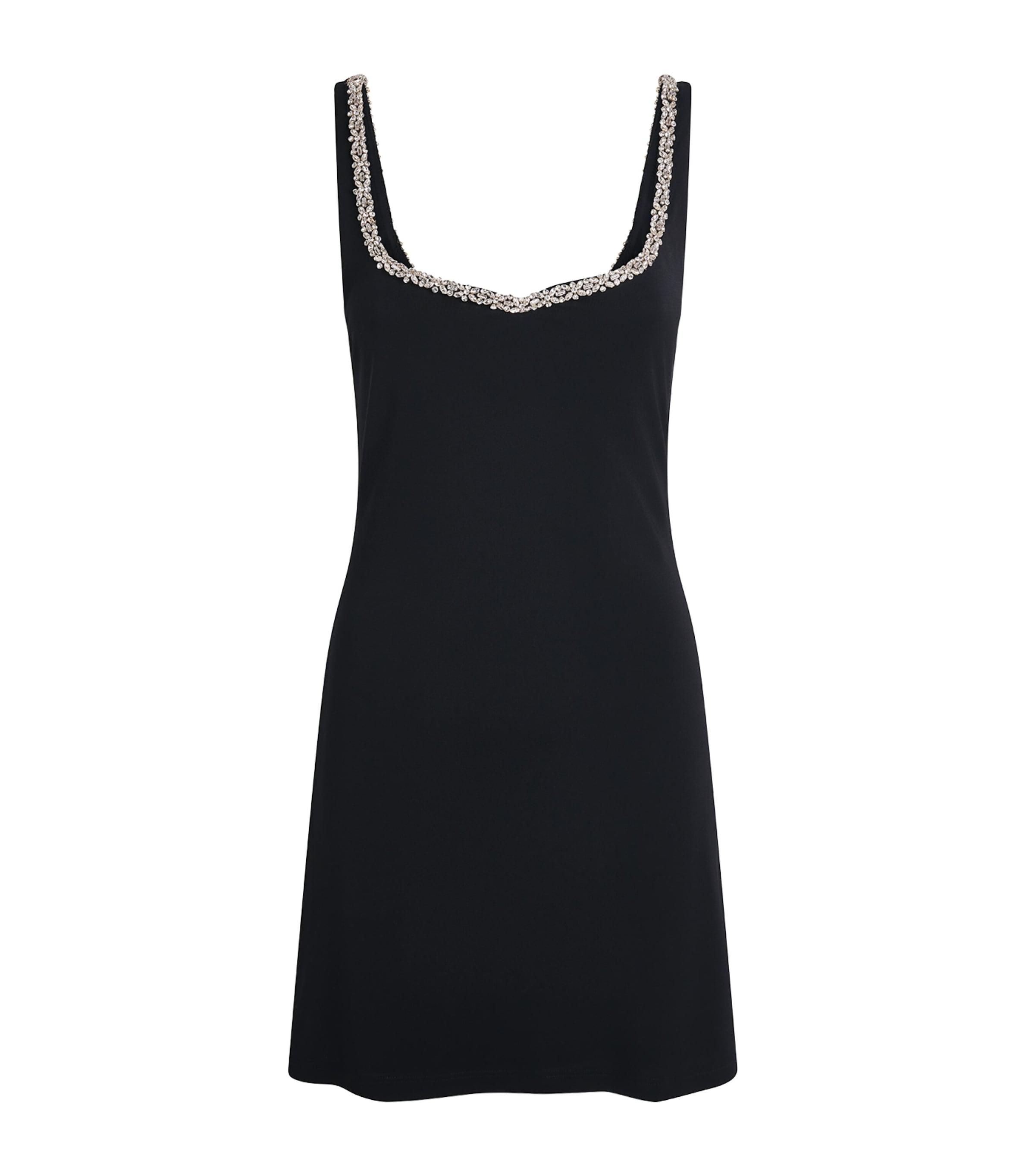 Alice+Olivia Crystal-Embellished Eve Mini Dress by ALICE+OLIVIA